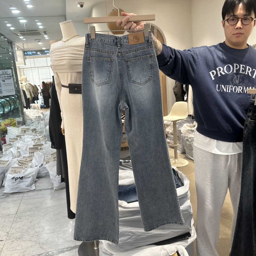 MAGNOLIA36-L韓國直郵㊣女士新品25秋冬真品人氣推薦牛仔褲MAGNOLIA36-L牛仔褲