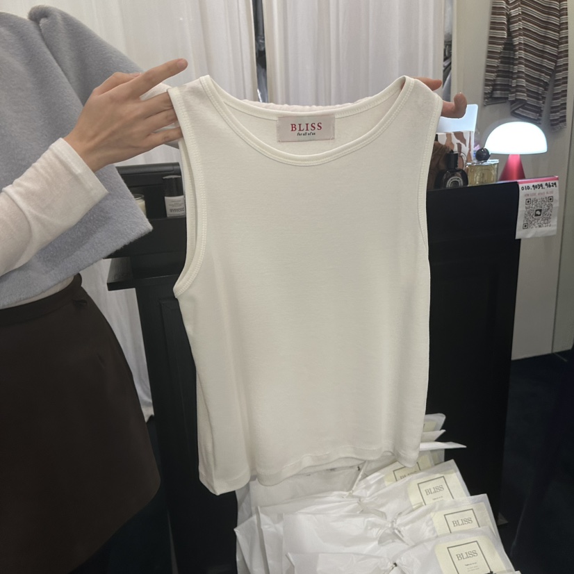 BLISS東大門㊣代購女裝新品推薦職業人氣時尚吊帶背心不含內搭BLISS吊帶/背心圖色2