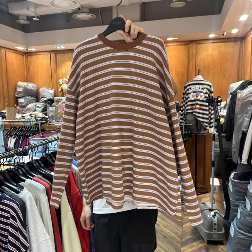 GARMENT-P東大門㊣實拍女士新款人氣職業25秋冬推薦長袖T恤GARMENT長袖T恤圖色2