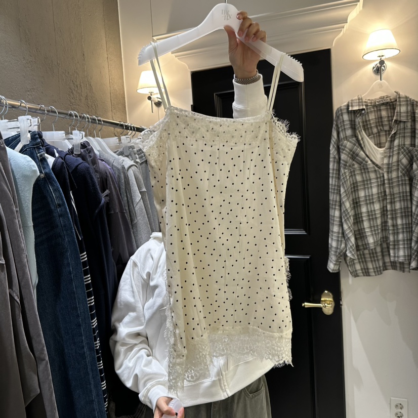 MIXXIN韓國代購㊣女裝新品25秋冬熱賣休閑職業真品吊帶背心MIXXIN吊帶/背心圖色3
