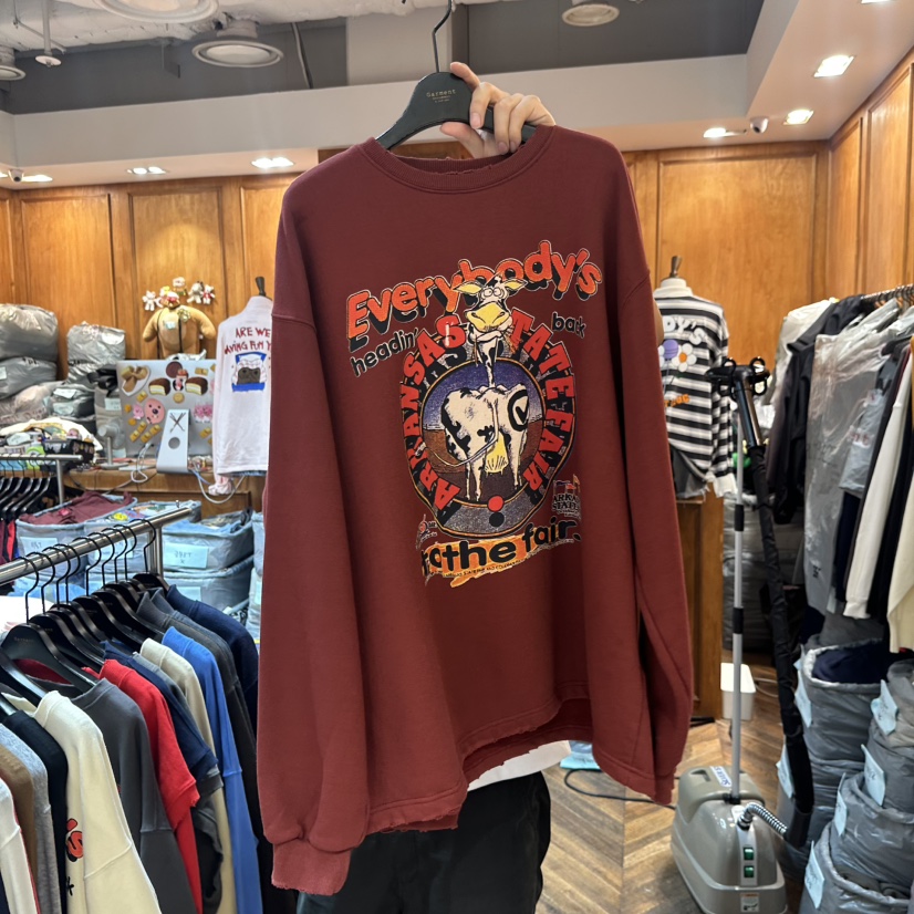 GARMENT-P東大門㊣代購女裝新款熱賣25秋冬職業休閑衛衣加絨GARMENT衛衣圖色3