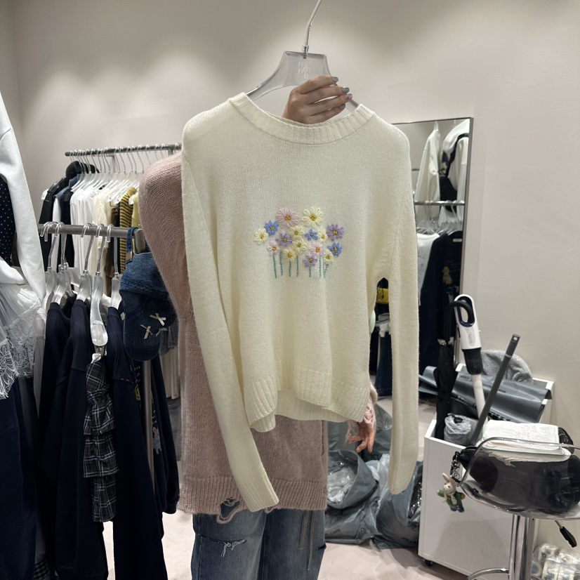 MIMME韓國直郵㊣女裝新品25秋冬真品休閑時尚職業推薦針織衫MIMME針織衫
