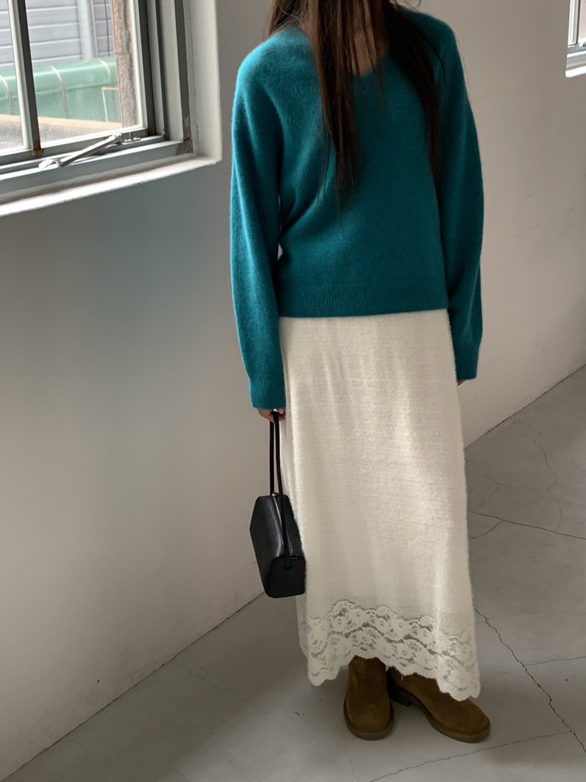 LOGARDEN韓國直郵㊣女裝新款真品時尚休閑25秋冬推薦人氣長裙LO GARDEN長裙