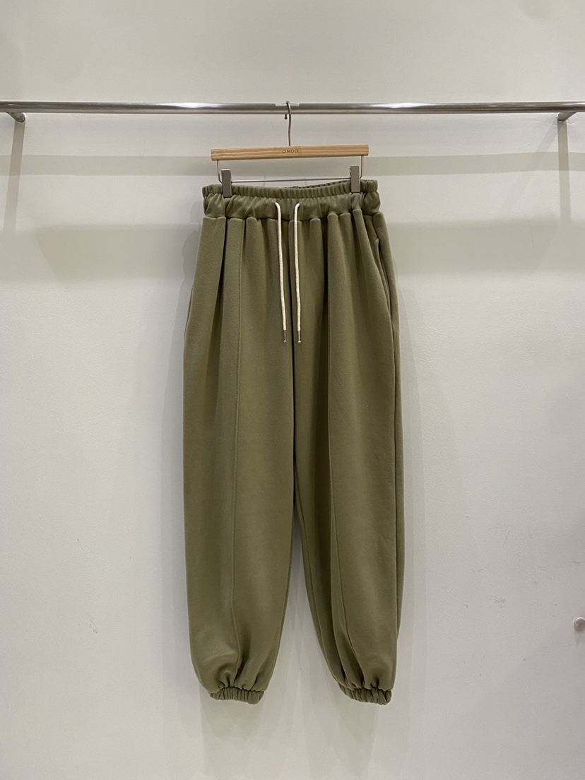 ONDO-P東大門㊣實拍女士新品推薦真品時尚25秋冬休閑褲羊皮ONDO-P休閑褲圖色12
