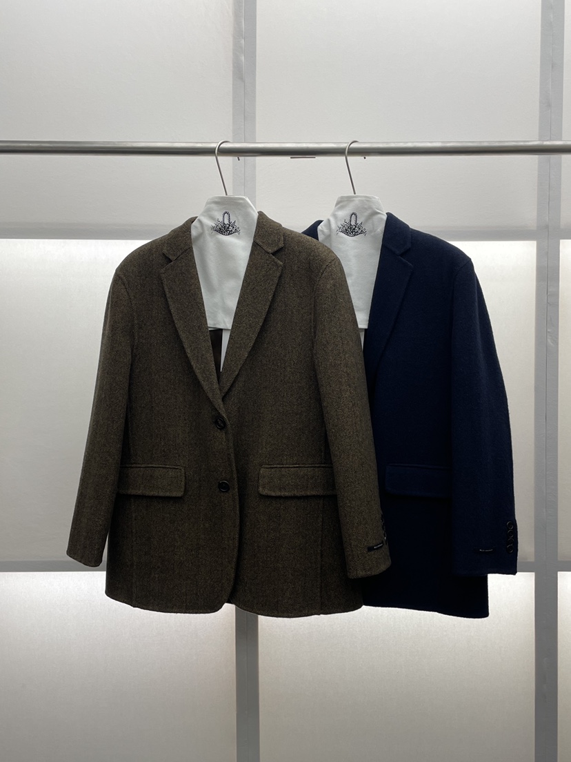 MILUI東大門㊣代購女士新品25秋冬時尚真品人氣職業推薦夾克MILUI夾克