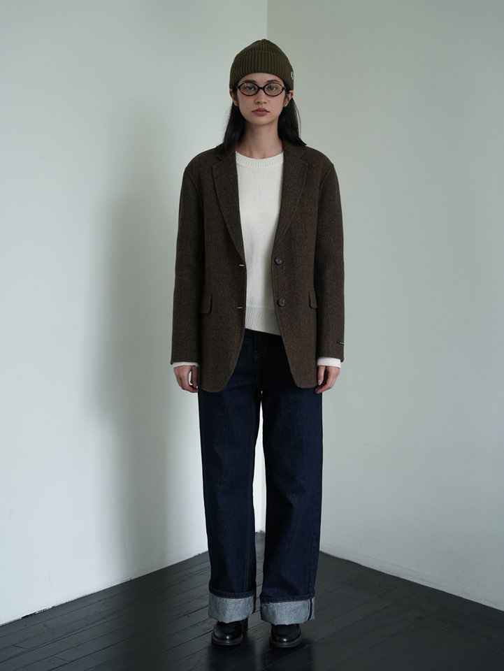MILUI東大門㊣代購女士新品25秋冬時尚真品人氣職業推薦夾克MILUI夾克
