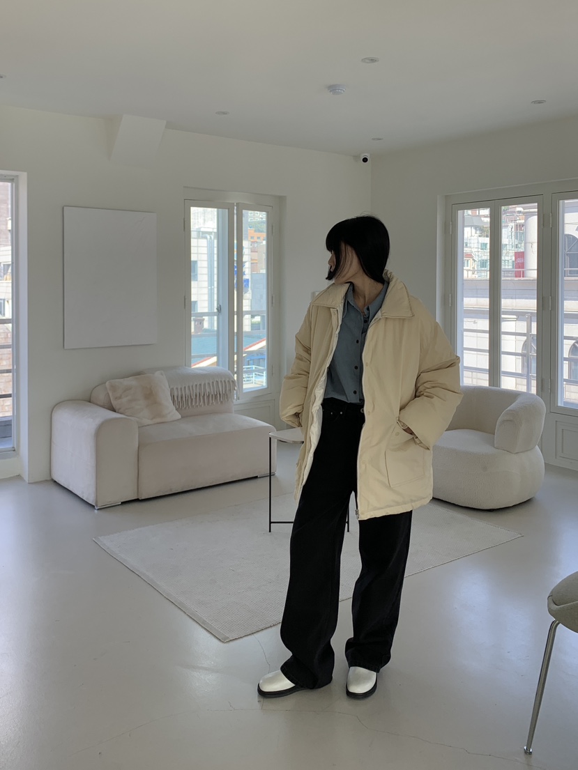MILUI東大門㊣實拍女裝新品休閑人氣推薦真品時尚熱賣短款棉服MILUI短款棉服