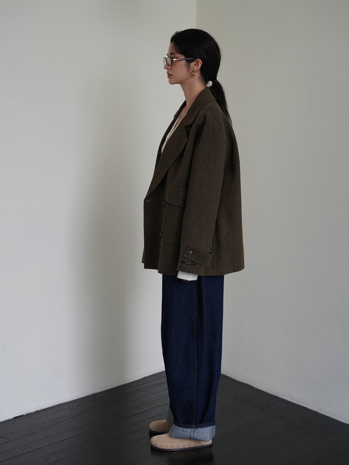 MILUI韓國直郵㊣女裝新品25秋冬職業人氣時尚休閑真品熱賣夾克MILUI夾克