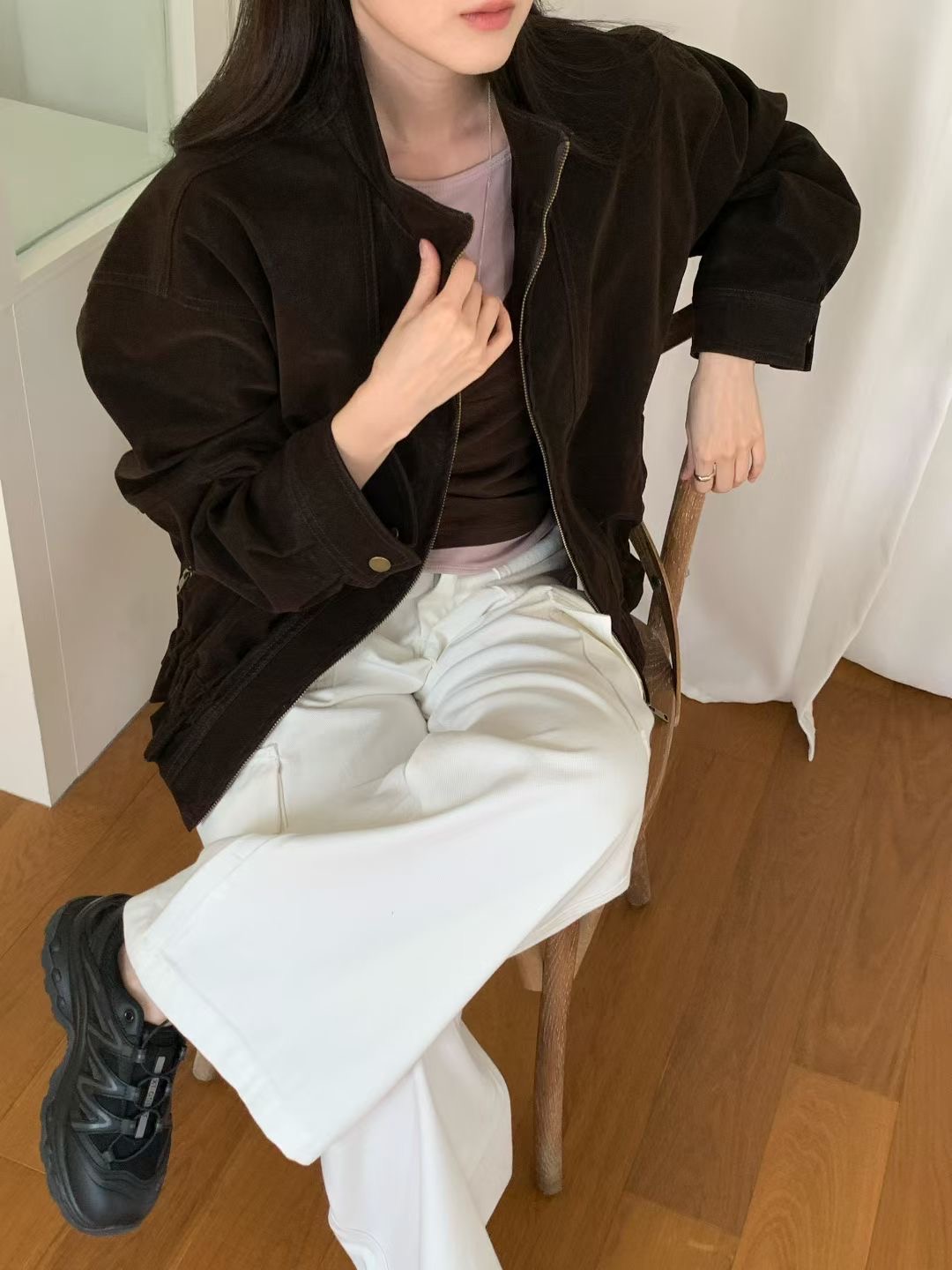 LOVEMEMORE東大門㊣代購女士新款真品職業25秋冬人氣推薦夾克LOVEMEMORE夾克