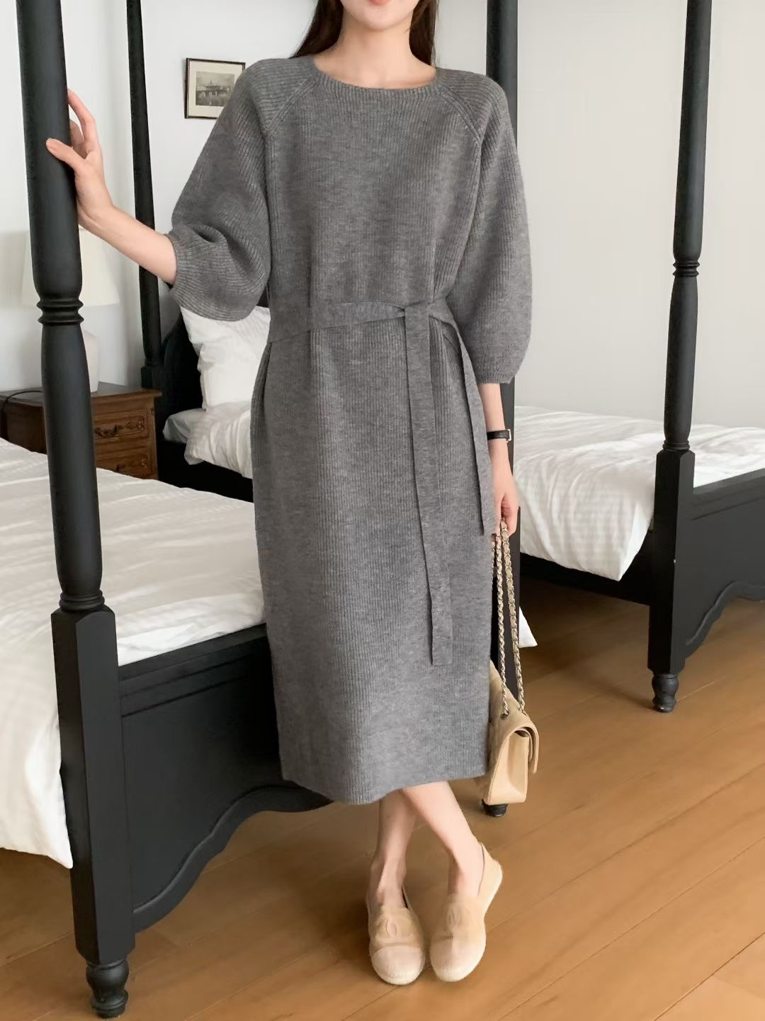 BRUNCH-OT東大門㊣直郵女裝新品25秋冬推薦熱賣職業連衣裙BRUNCH-OT連衣裙