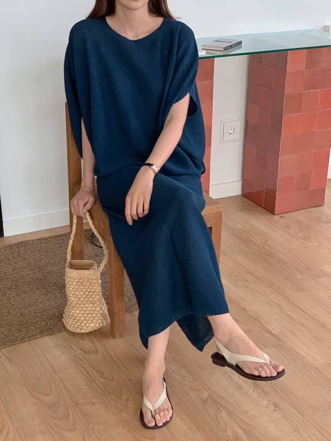 BRUNCH-OT韓國代購㊣女士新品推薦時尚職業休閑熱賣套裝亞麻BRUNCH-OT套裝圖色2