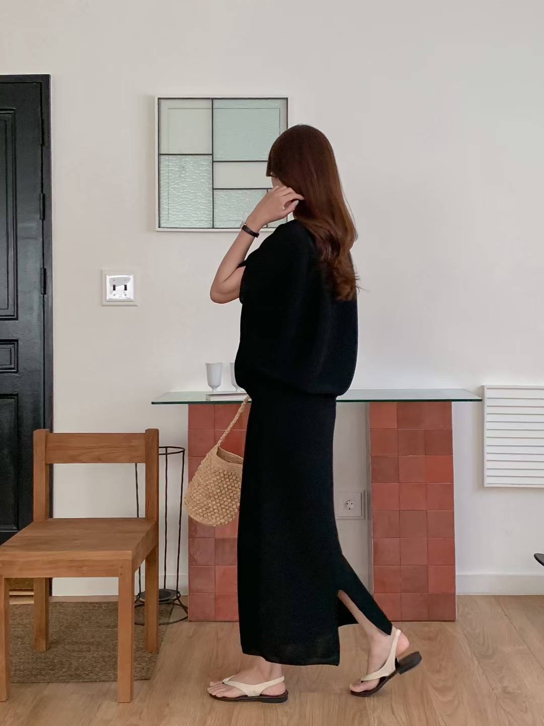 BRUNCH-OT韓國代購㊣女士新品推薦時尚職業休閑熱賣套裝亞麻BRUNCH-OT套裝圖色3