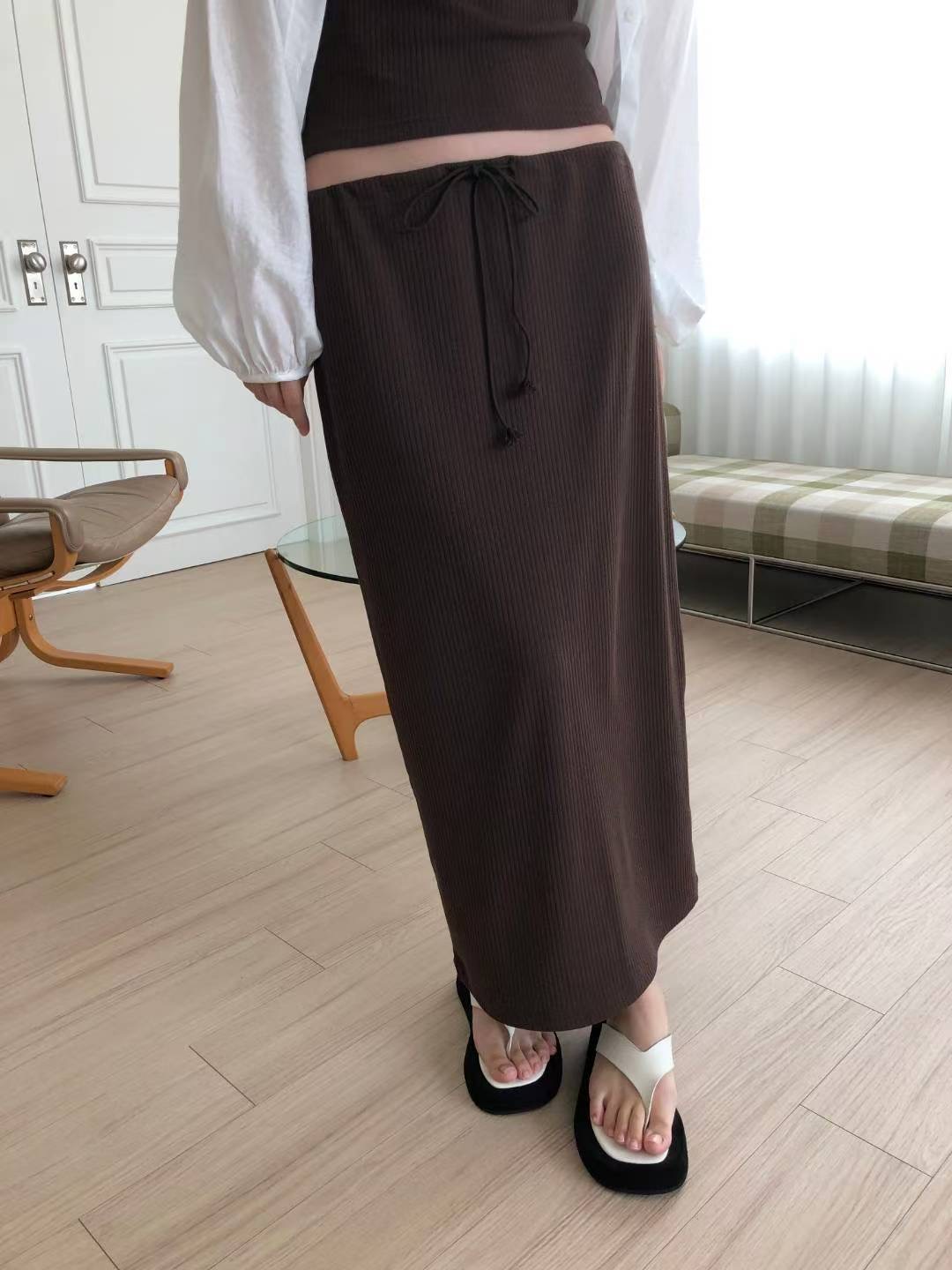 M.STORY東大門㊣實拍女裝新品職業人氣休閑熱賣推薦25秋冬長裙M.STORY長裙圖色3