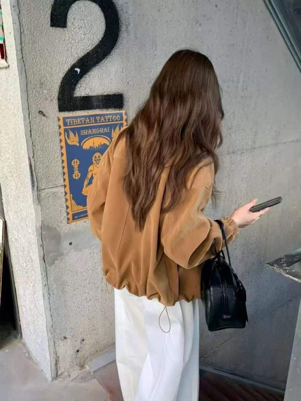 VERA韓國代購㊣女士新品時尚真品25秋冬休閑熱賣夾克絨面革VERA夾克