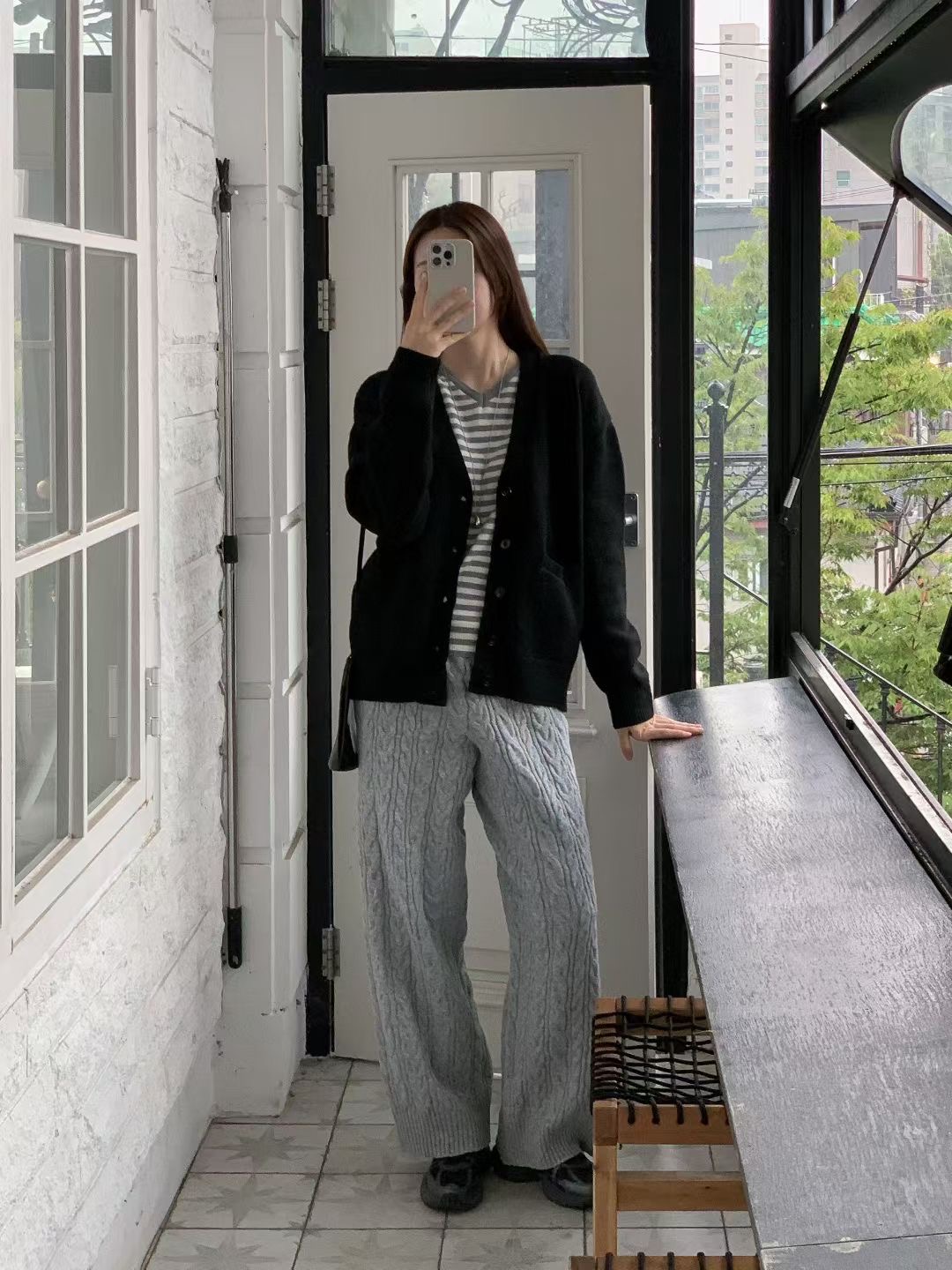 BRUNCH-OT東大門㊣代購女士新款人氣休閑25秋冬針織衫羊毛開衫BRUNCH-OT針織衫