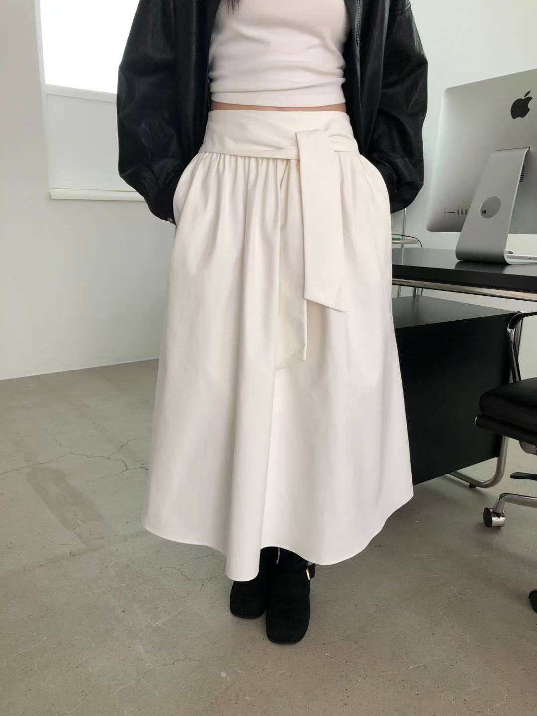 M.STORY東大門㊣代購女士新款時尚推薦熱賣真品休閑25秋冬長裙M.STORY長裙