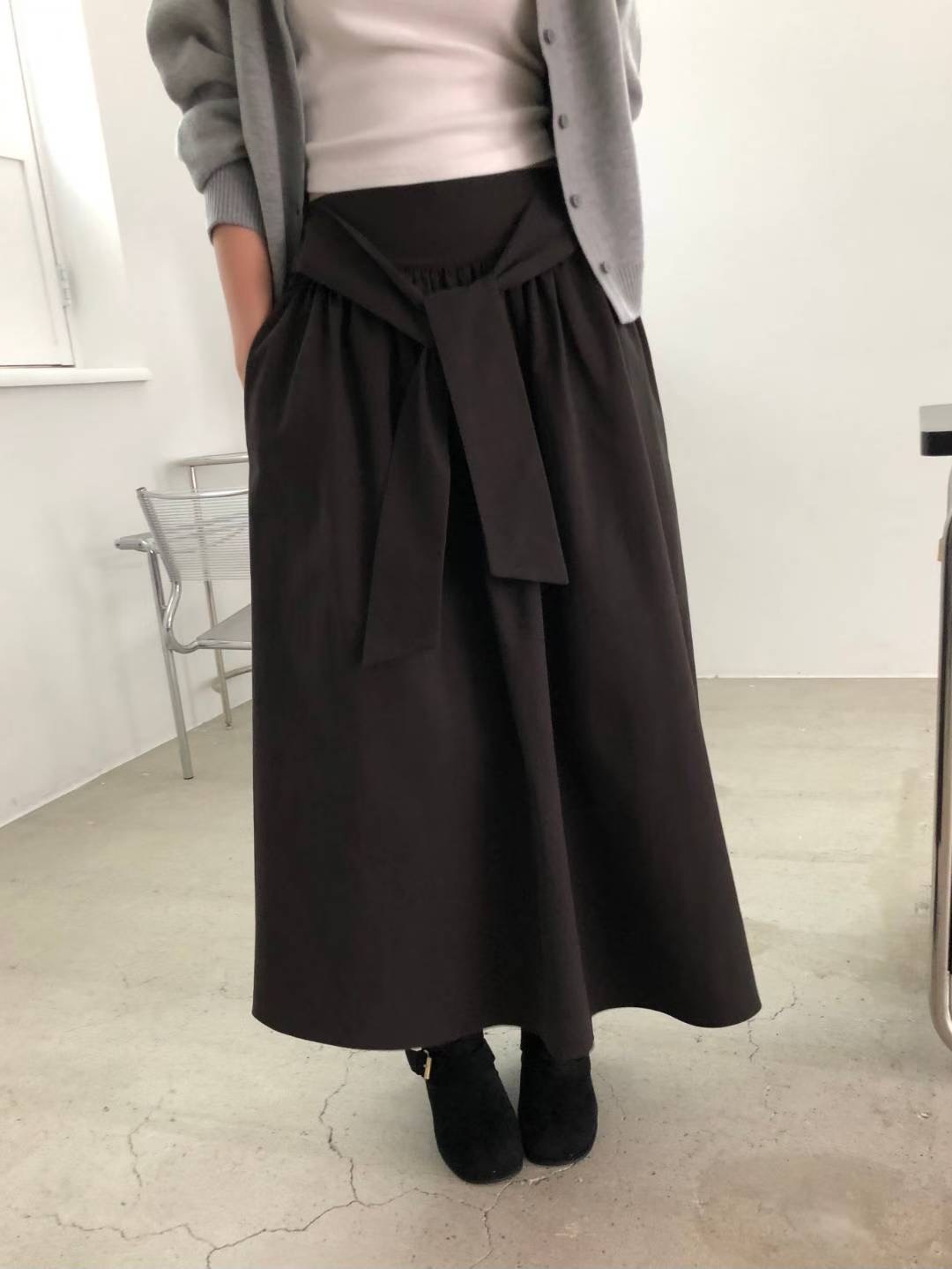 M.STORY東大門㊣代購女士新款時尚推薦熱賣真品休閑25秋冬長裙M.STORY長裙圖色2
