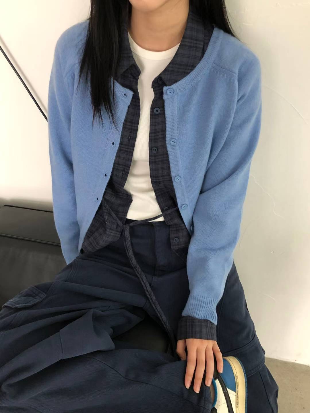 M.STORY東大門㊣直郵女士新款熱賣職業真品針織衫不含內搭M.STORY針織衫圖色2