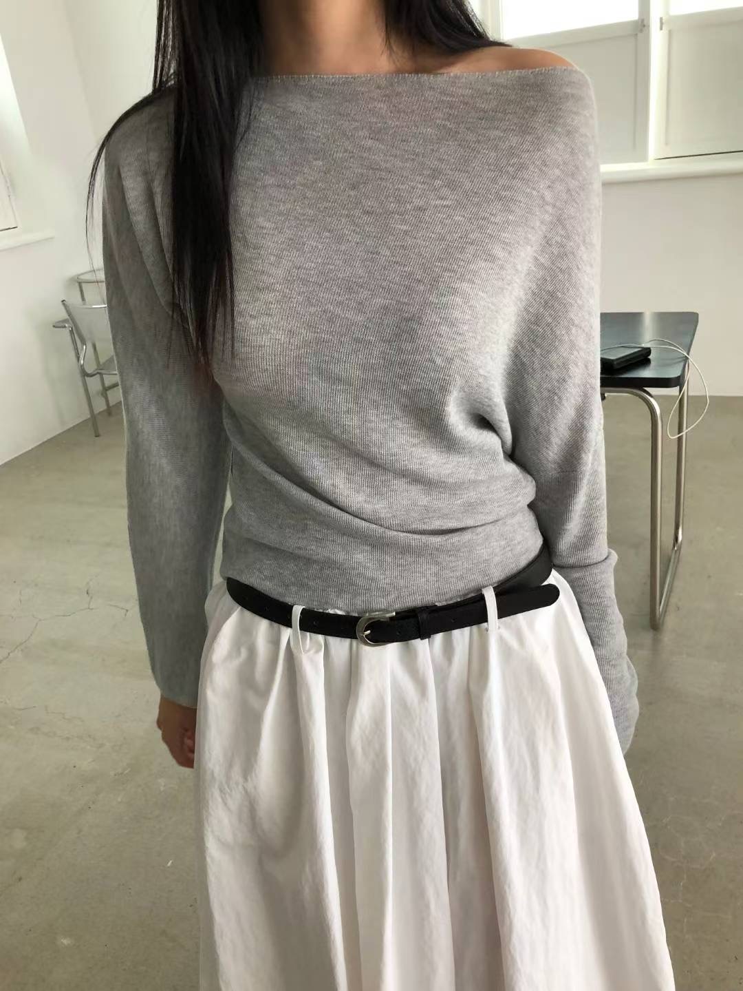 M.STORY東大門㊣實拍女士新品熱賣真品休閑職業25秋冬針織衫M.STORY針織衫圖色3