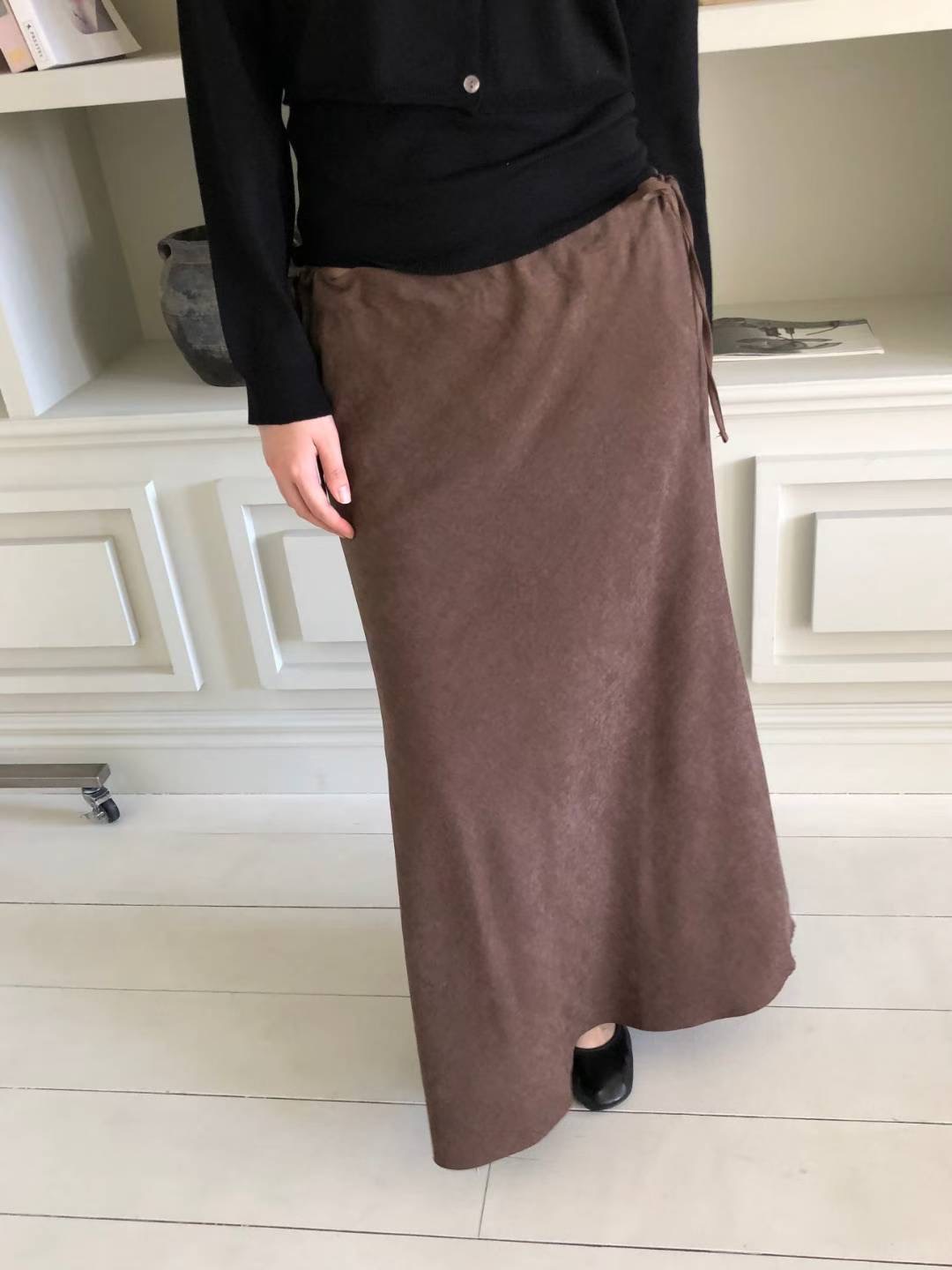 M.STORY東大門㊣實拍女士新款推薦熱賣時尚人氣職業休閑長裙M.STORY長裙圖色2