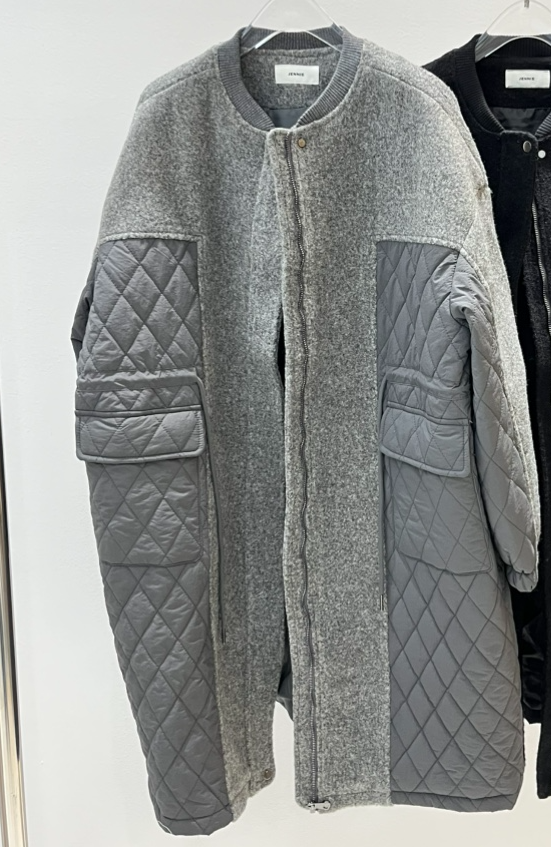 JENNIE韓國代購㊣女裝新品休閑時尚職業熱賣真品推薦夾克絎縫JENNIE/VENEFIT夾克