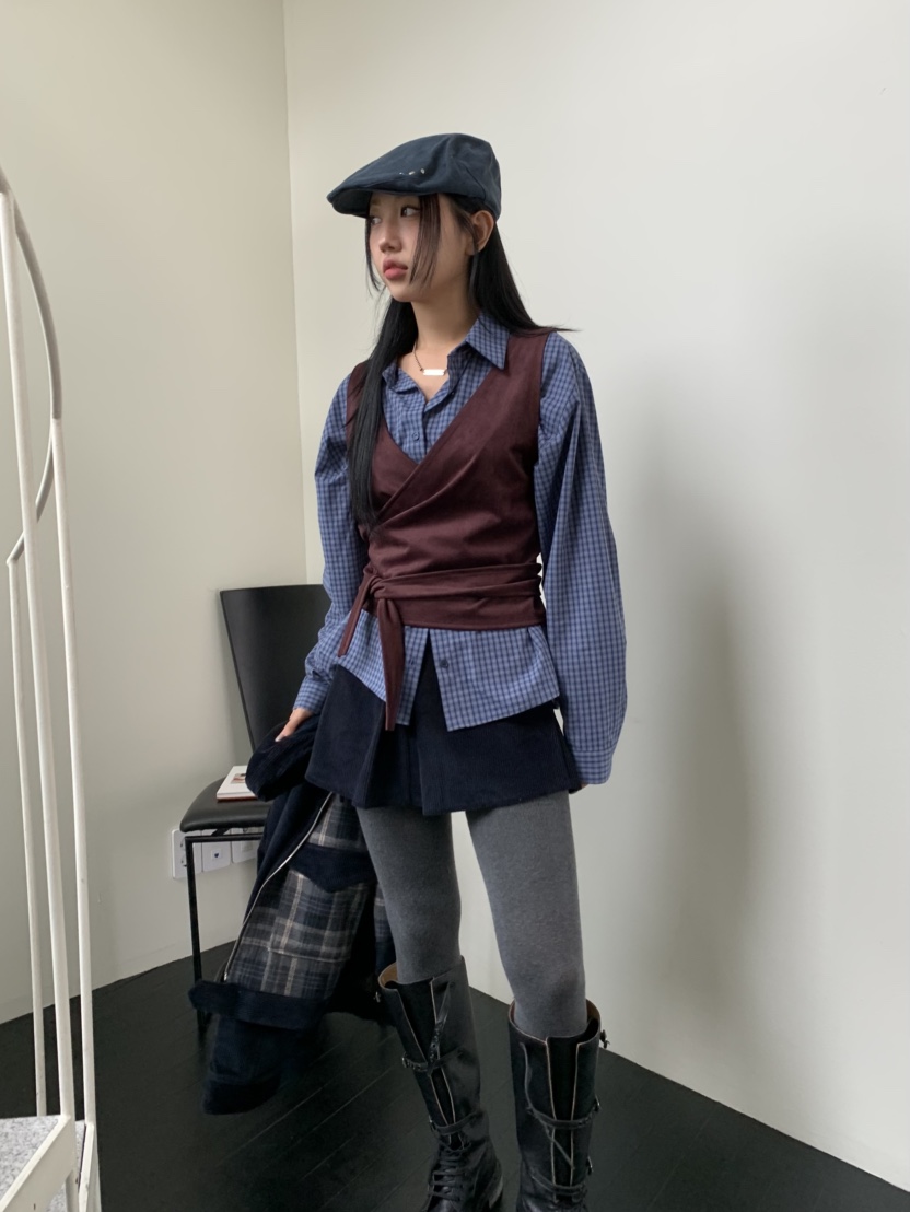 MURMUR韓國直郵㊣女裝新款人氣25秋冬熱賣推薦時尚短褲燈芯絨MURMUR短褲