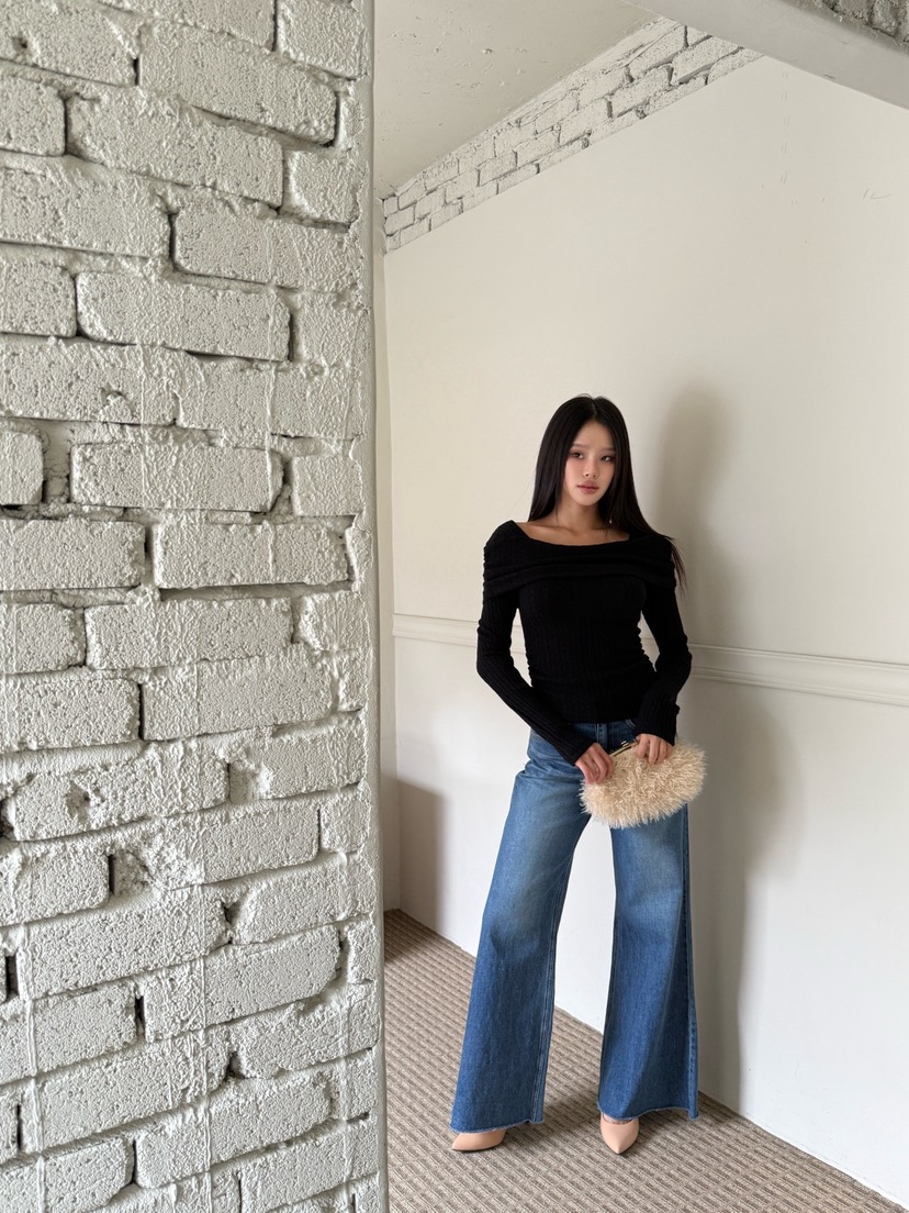 FOUREIGHT東大門㊣實拍女裝新品真品25秋冬推薦職業時尚針織衫FOUR EIGHT針織衫