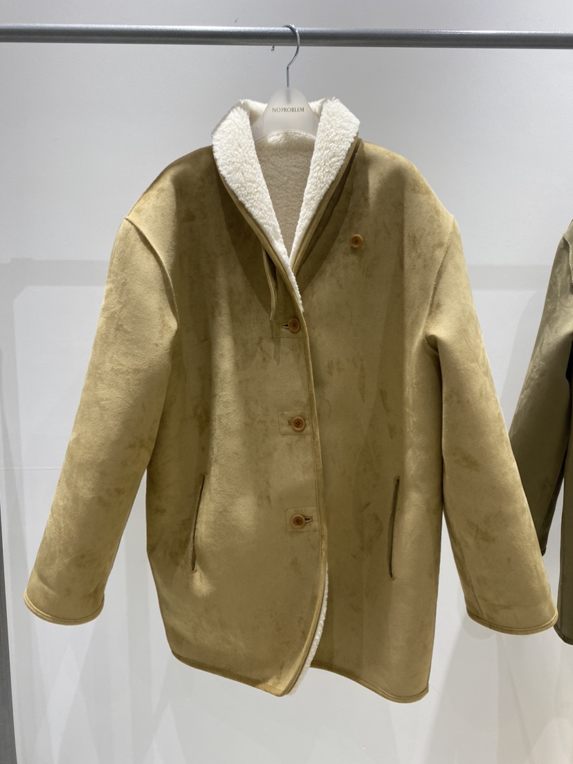 NOPROBLEM韓國直郵㊣女裝新品休閑真品時尚中長款大衣兩面穿NOPROBLEM中長款大衣