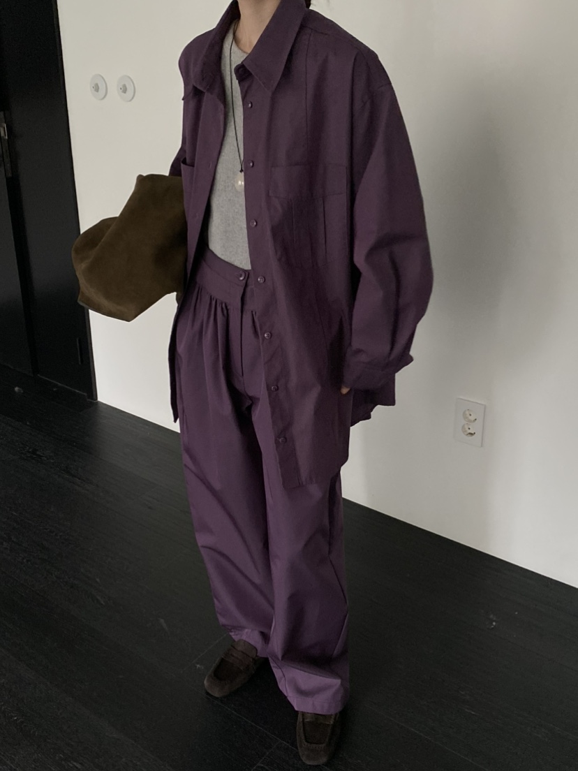 OURS東大門㊣實拍女裝新品職業時尚推薦25秋冬襯衫蕾絲衫套裝OURS襯衫/蕾絲衫