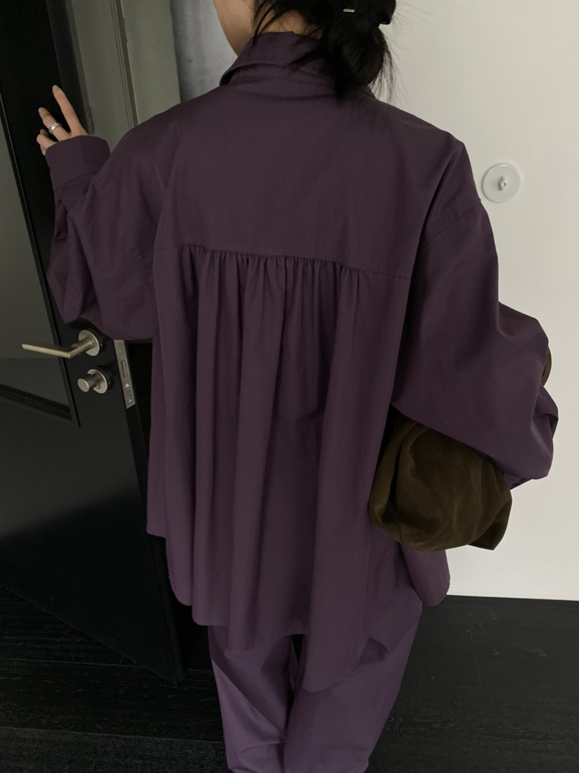 OURS東大門㊣實拍女裝新品職業時尚推薦25秋冬襯衫蕾絲衫套裝OURS襯衫/蕾絲衫