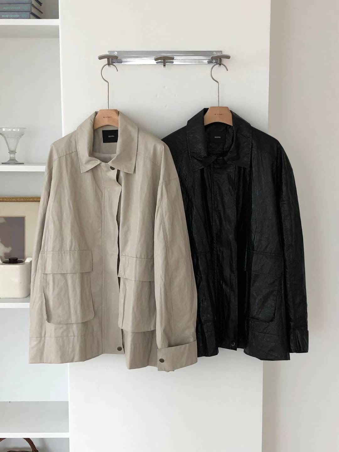 M.STORY東大門㊣實拍女裝新品25秋冬休閑職業熱賣夾克皮革M.STORY夾克