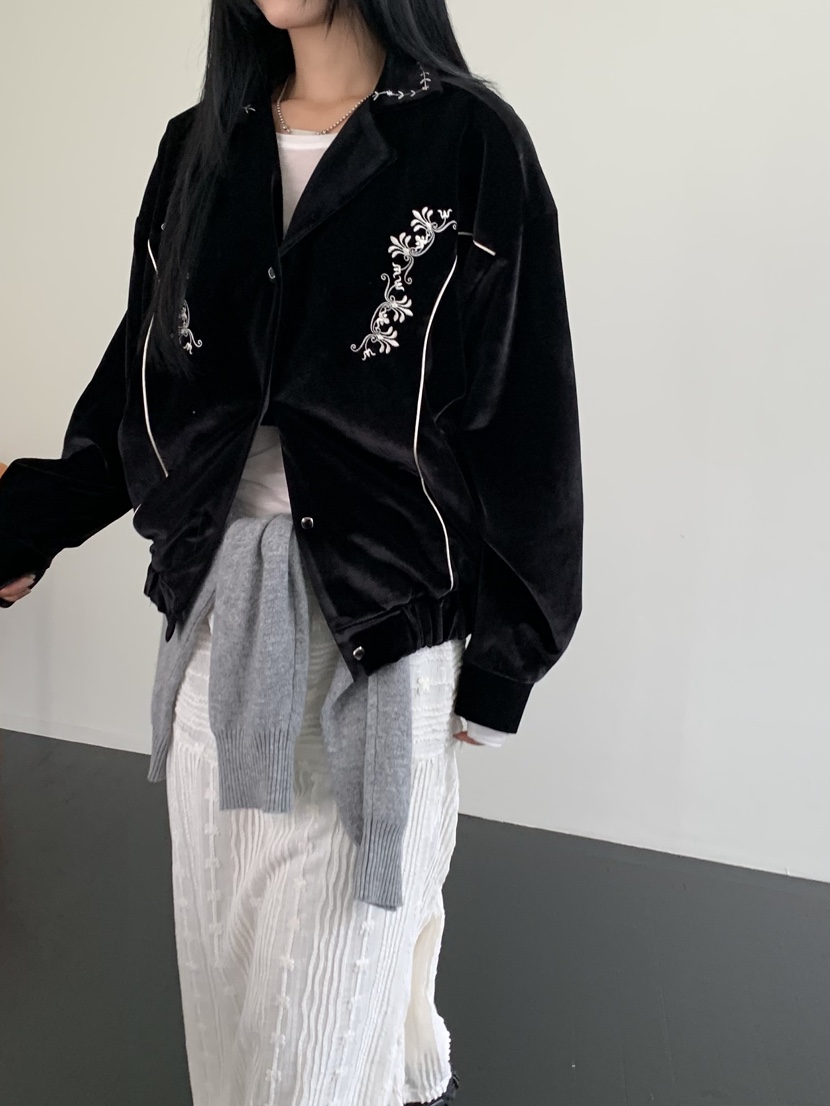 MURMUR韓國直郵㊣女士新品人氣職業休閑真品推薦夾克天鵝絨MURMUR夾克