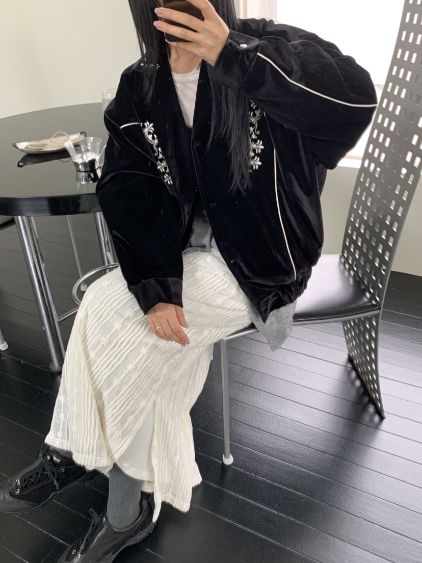 MURMUR韓國直郵㊣女士新品人氣職業休閑真品推薦夾克天鵝絨MURMUR夾克