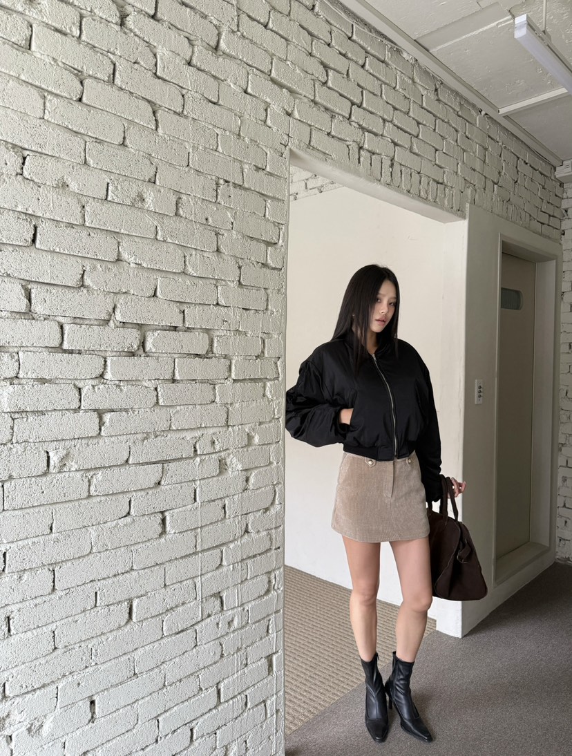 FOUREIGHT韓國直郵㊣女裝新款真品職業25秋冬熱賣休閑夾克短款FOUR EIGHT夾克