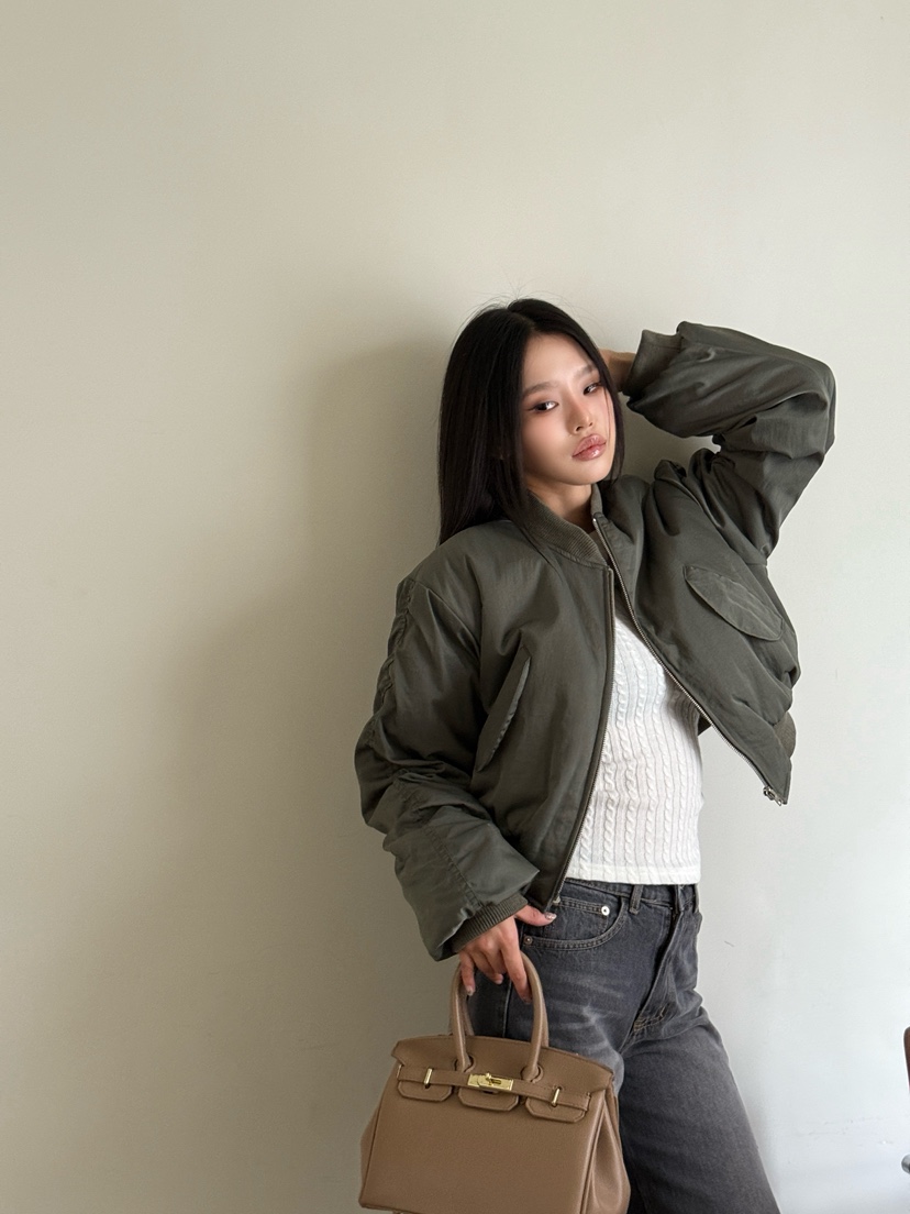 FOUREIGHT韓國直郵㊣女裝新款真品職業25秋冬熱賣休閑夾克短款FOUR EIGHT夾克