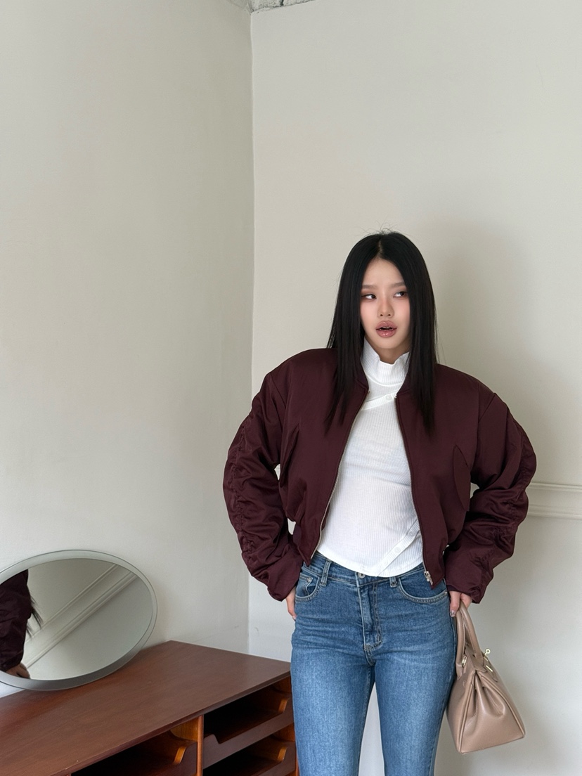FOUREIGHT韓國直郵㊣女裝新款真品職業25秋冬熱賣休閑夾克短款FOUR EIGHT夾克