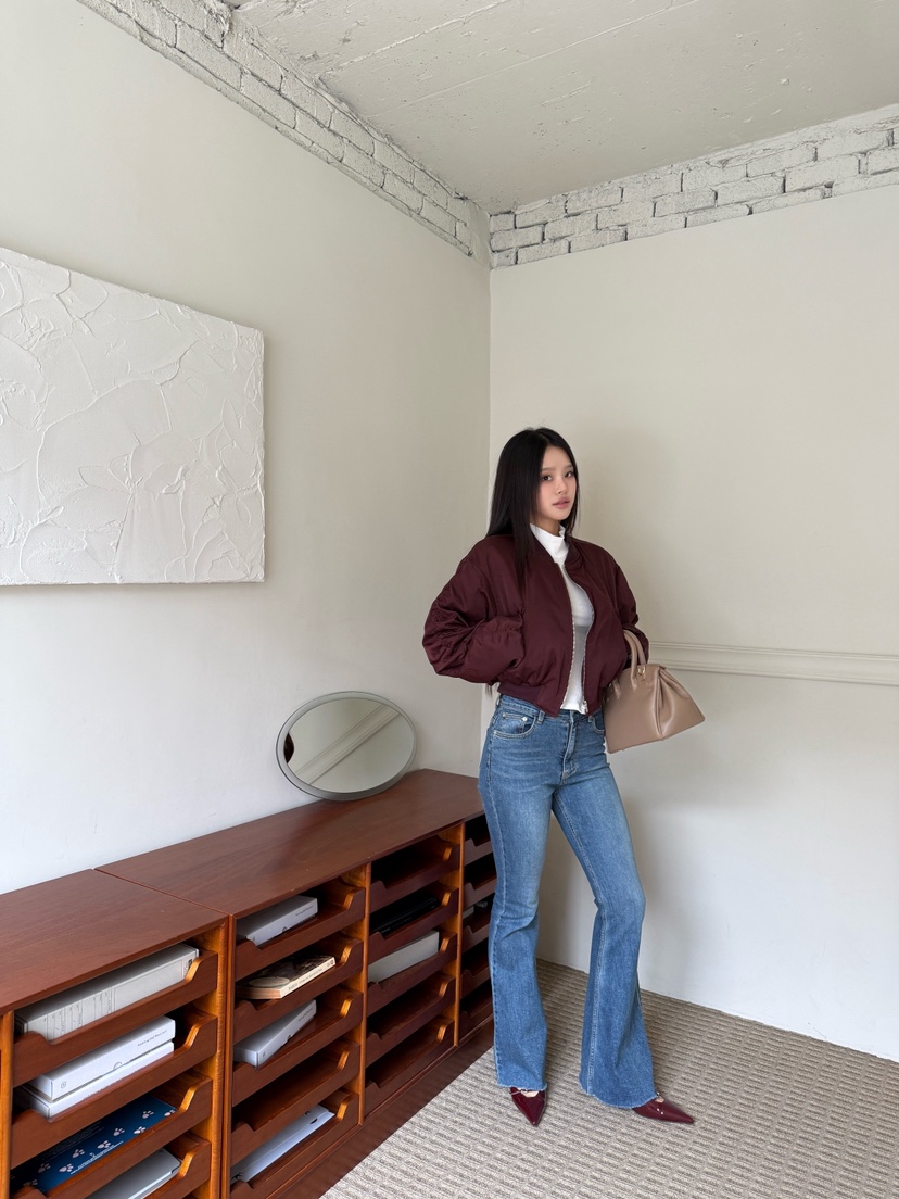 FOUREIGHT韓國直郵㊣女裝新款真品職業25秋冬熱賣休閑夾克短款FOUR EIGHT夾克