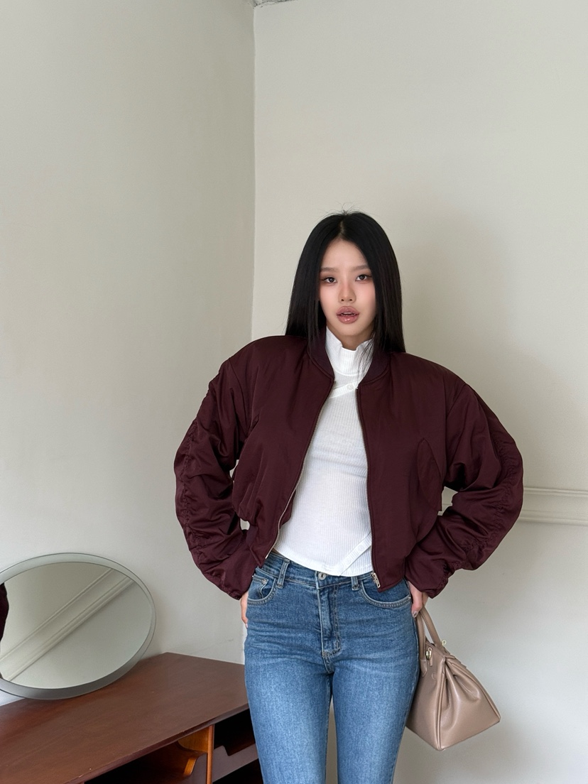 FOUREIGHT韓國直郵㊣女裝新款真品職業25秋冬熱賣休閑夾克短款FOUR EIGHT夾克
