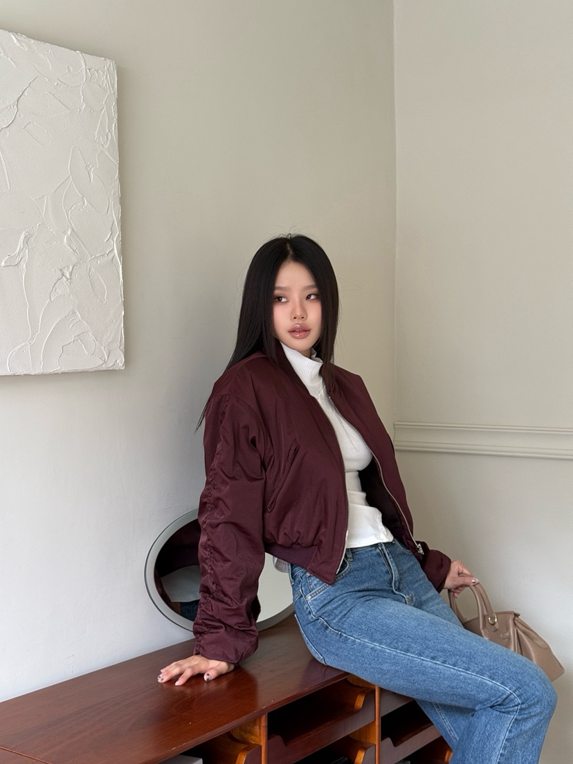 FOUREIGHT韓國直郵㊣女裝新款真品職業25秋冬熱賣休閑夾克短款FOUR EIGHT夾克