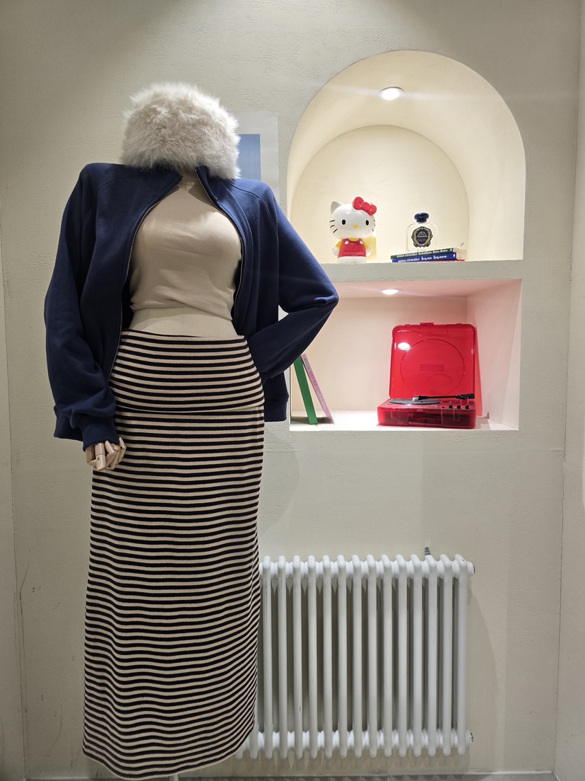 LIKEVAM東大門㊣代購女士新款人氣推薦25秋冬熱賣真品休閑長裙LIKEVAM長裙