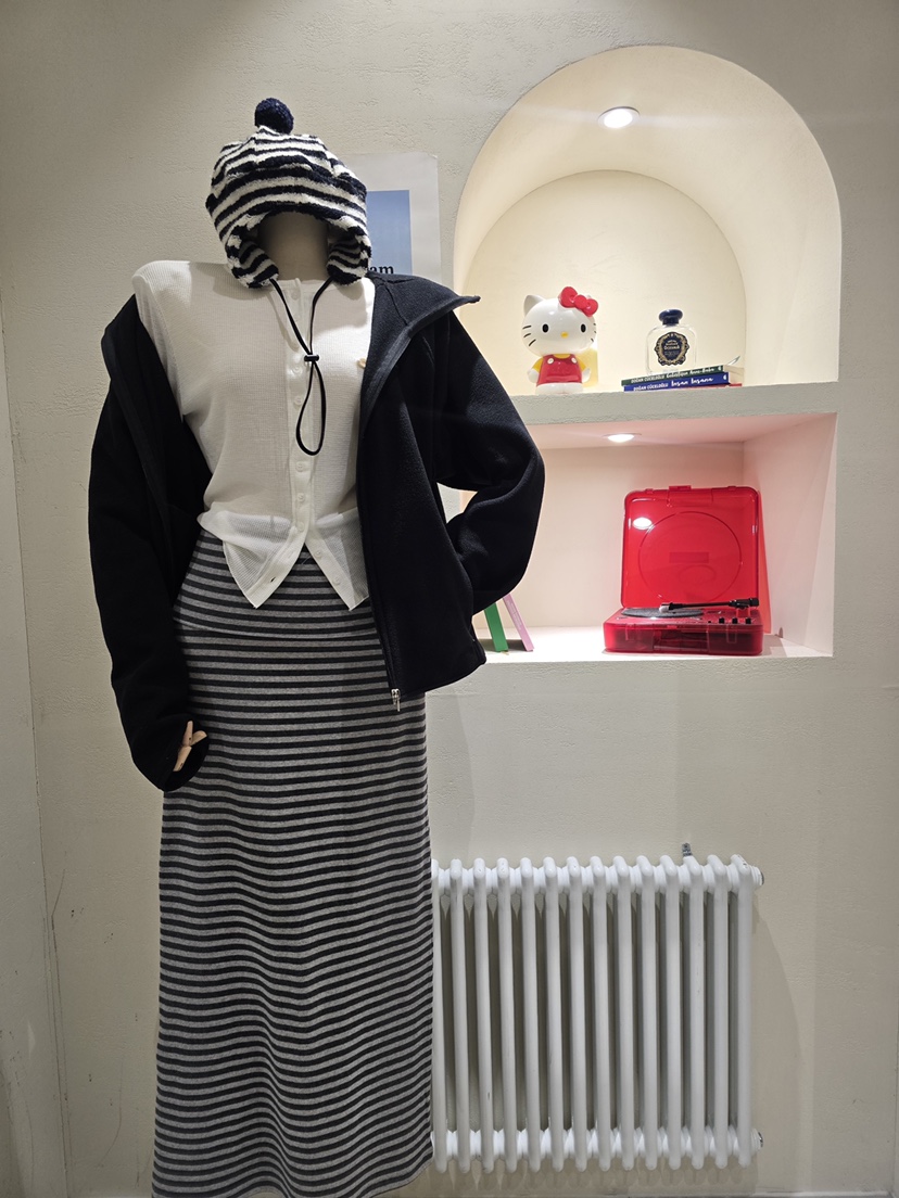 LIKEVAM東大門㊣代購女士新款人氣推薦25秋冬熱賣真品休閑長裙LIKEVAM長裙