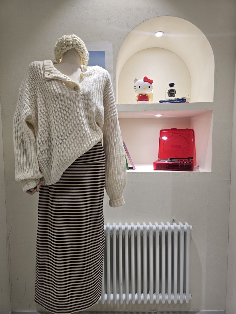 LIKEVAM東大門㊣代購女士新款人氣推薦25秋冬熱賣真品休閑長裙LIKEVAM長裙