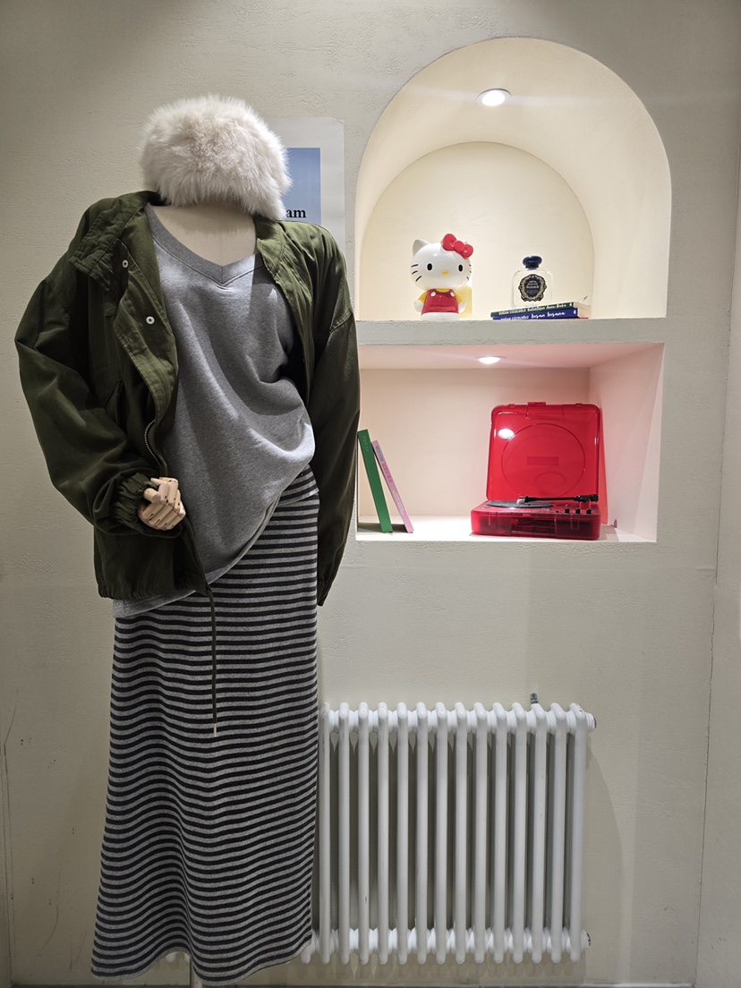 LIKEVAM東大門㊣代購女士新款人氣推薦25秋冬熱賣真品休閑長裙LIKEVAM長裙