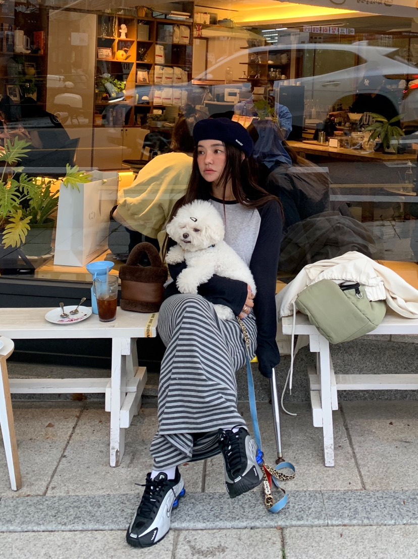 LIKEVAM東大門㊣代購女士新款人氣推薦25秋冬熱賣真品休閑長裙LIKEVAM長裙