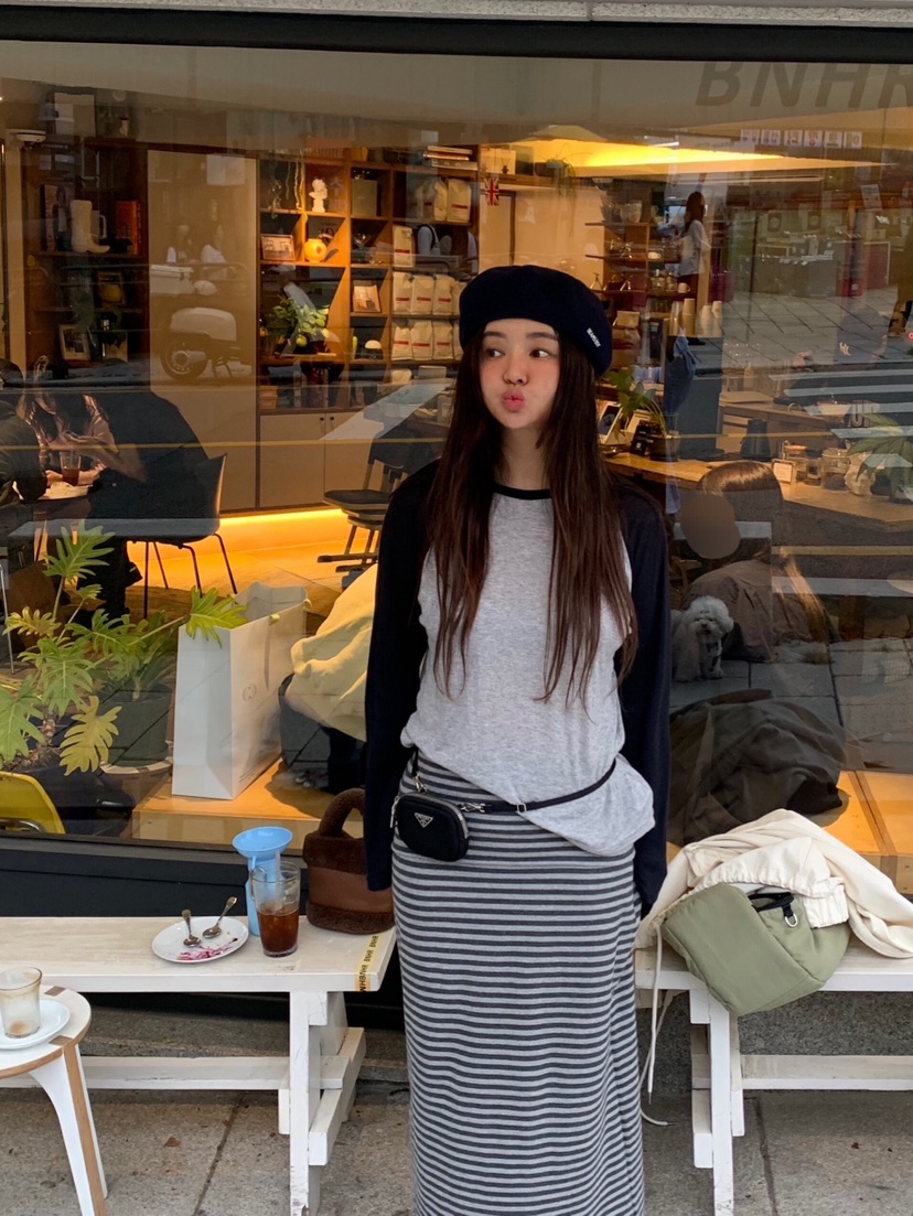 LIKEVAM東大門㊣代購女士新款人氣推薦25秋冬熱賣真品休閑長裙LIKEVAM長裙