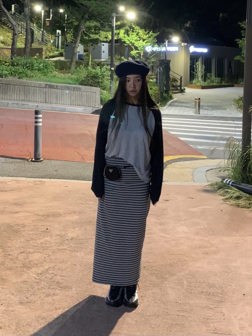 LIKEVAM東大門㊣代購女士新款人氣推薦25秋冬熱賣真品休閑長裙LIKEVAM長裙