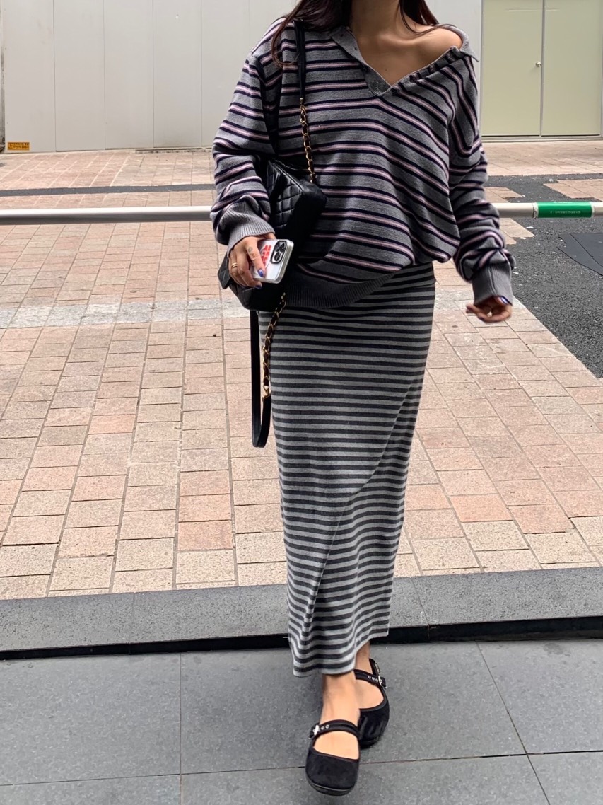 LIKEVAM東大門㊣代購女士新款人氣推薦25秋冬熱賣真品休閑長裙LIKEVAM長裙