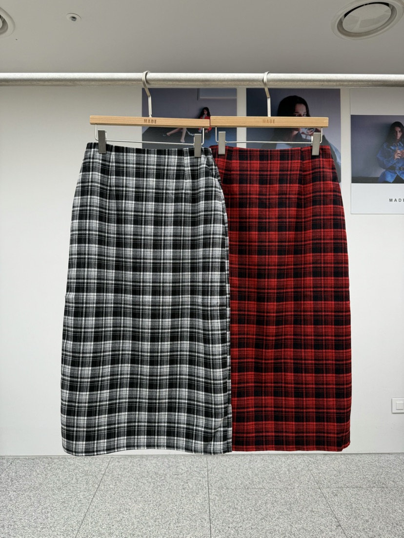 MADE-P韓國代購㊣女士新品人氣時尚25秋冬真品半身裙中短裙MADE-P半身裙/中短裙