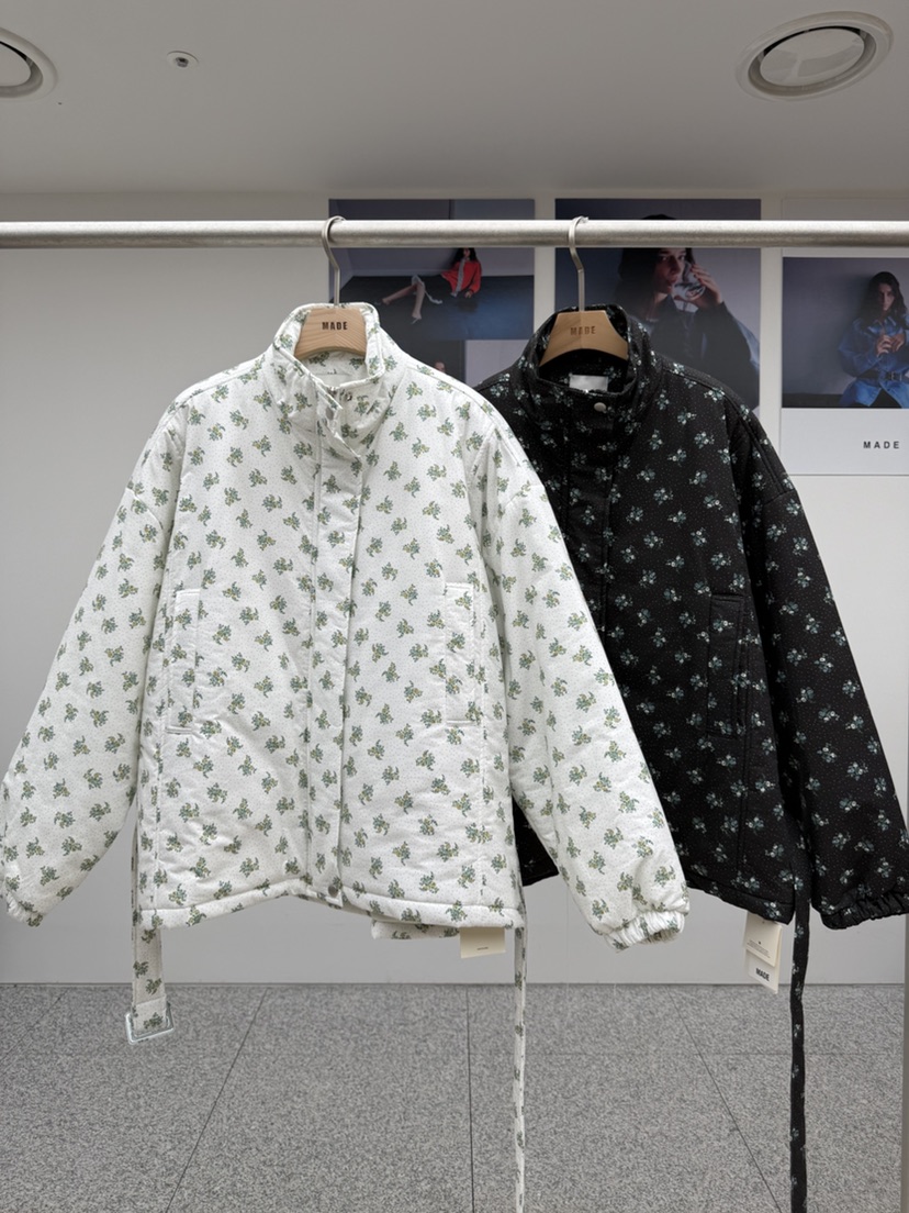 MADE-P韓國代購㊣女士新品職業人氣熱賣休閑真品推薦短款棉服MADE-P短款棉服