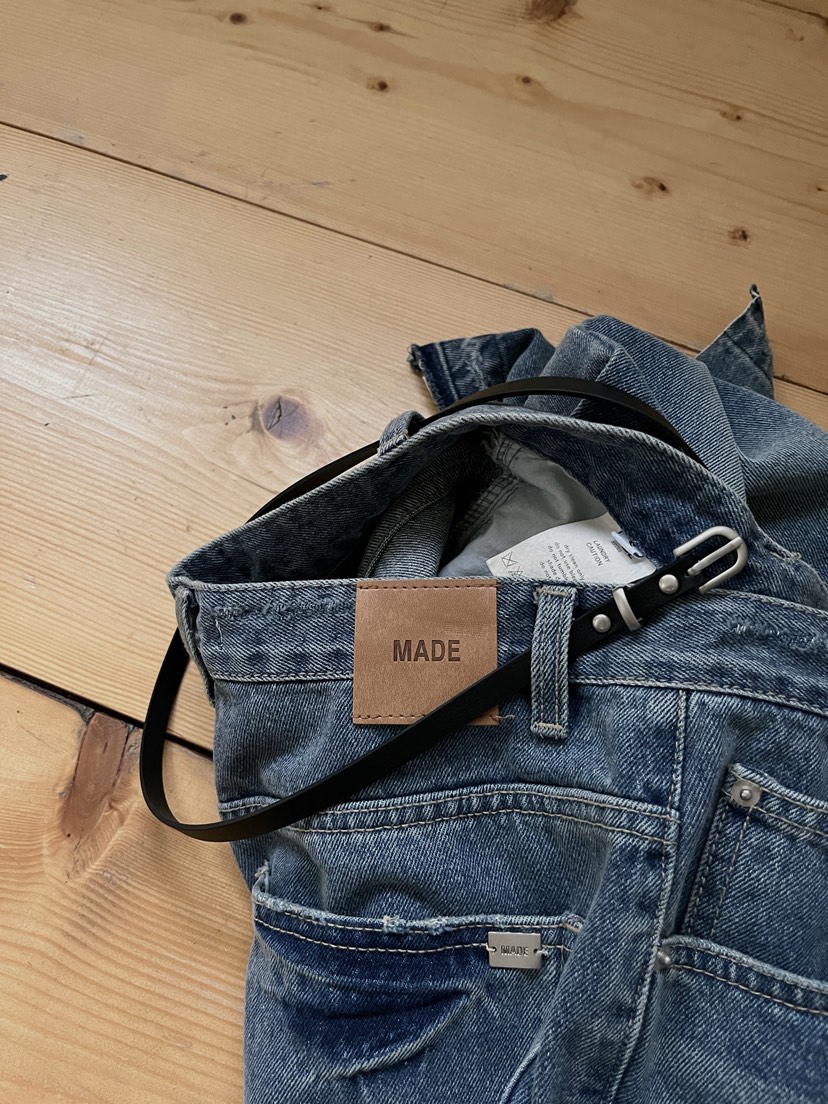 MADE-P韓國直郵㊣女士新品熱賣職業25秋冬休閑人氣腰帶腰帶MADE-P腰帶